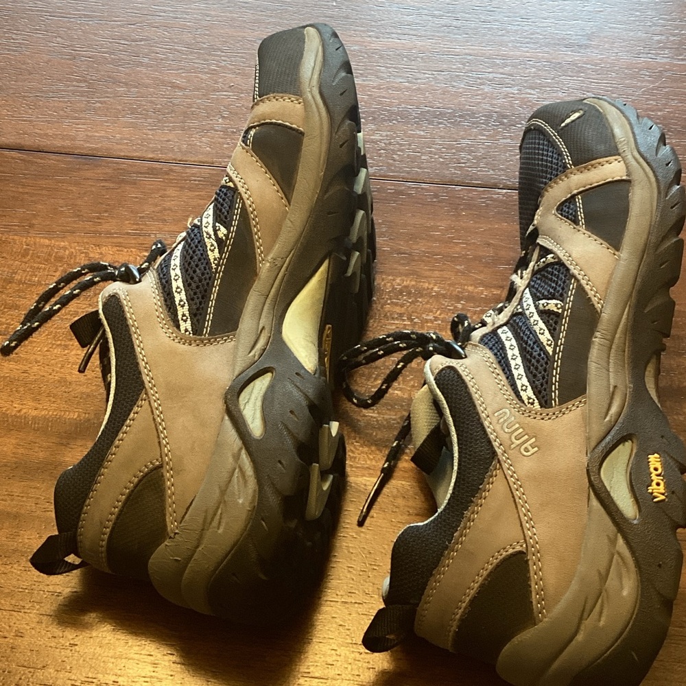 Ahnu Navy and Gray Athletic Shoes - Picture 8 of 9